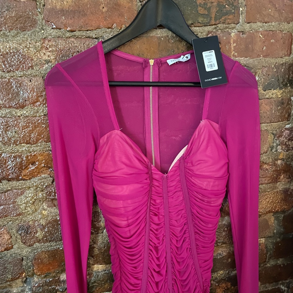 Fuchsia fashion nova dress